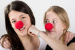 Clowns fighting