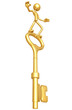 Balancing On Gold Key