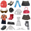 collection of woman dress