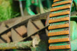 lawn mower machinery blades and roller