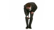 businessman with magnifier
