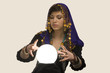 Fortune-teller with Crystal Ball Fortune-teller with Crystal Ball
