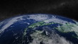 Close-up view of Earth. HD 1080p clip