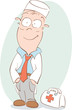 Vector: good-natured doctor good-natured doctor