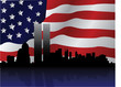 Image : Patriotic NY Skyline Vector