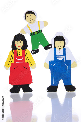 Photo: Family with a problem child Family with a problem child
