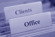 Office Clients blue