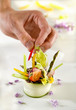 préparation salade