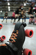 Roller derby skater knocked out Roller derby skater knocked out