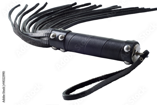 Photo: Black Strict Leather Flogging Whip Black Strict Leather Flogging Whip
