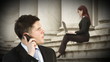 Video: Businessman talking on the phone Businessman talking on the phone