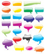 Vecteur : Collection of colored vector comics shapes. Collection of colored vector comics shapes.