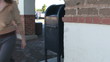 Post office box mail drop off wide shot - HD