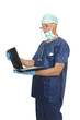 Doctor with laptop
