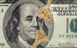 breakup rope  on big dollar background