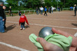 Boule Boulekugel in der Hand
