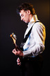 guitarist at the stage guitarist at the stage