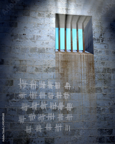 Illustration: jailhouse cell window jailhouse cell window