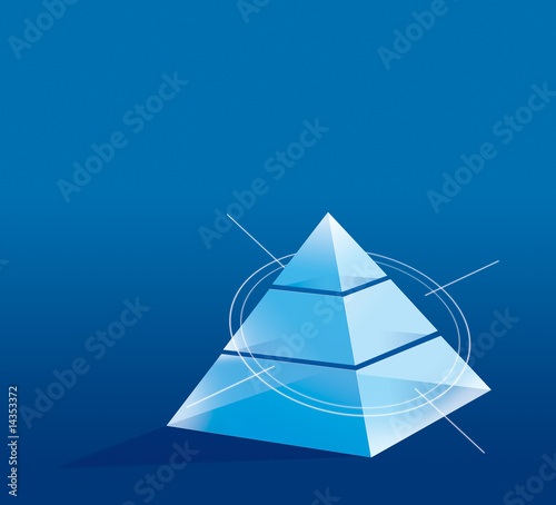 Illustration: Graphic pyramid Graphic pyramid