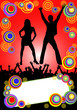 rotes party plakat
