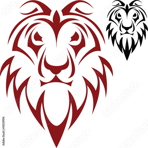 lion head tattoos. tattoo of a head of a lion