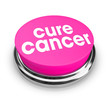 Cure Cancer - Pink Button Cure Cancer - Pink Button