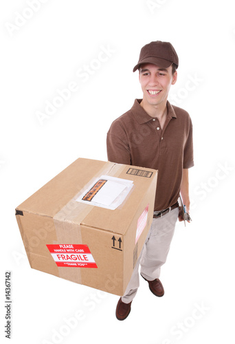 Delivery Man with Package