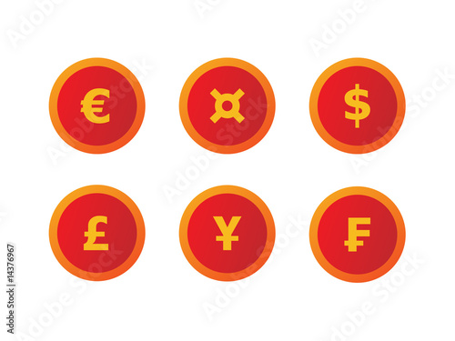 currency signs. Zoom Not Available: Vector images scale to any size. currency signs