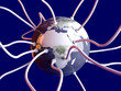Verkabelte Welt