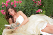 romantic portrait of the young princes with book