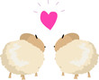 loving sheeps