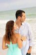 Photo: profile portraits of pretty couple at the beach profile portraits of pretty couple at the beach