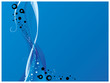 Blue swirls and waves Blue swirls and waves