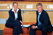 Business associates working together