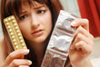 Photo: Girl confused about contraception Girl confused about contraception