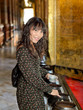 asian girl donating in a buddhist temple