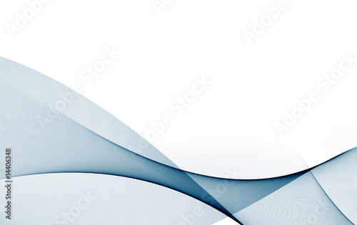 Illustration: Abstrakte Welle Blue Abstrakte Welle Blue