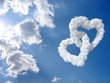 heart and clouds and sky heart and clouds and sky