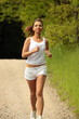 Pretty young girl runner.