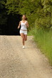 Pretty young girl runner.