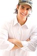 young man in studio