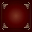 Elegant floral frame