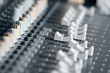 Sound mixer in a recording studio