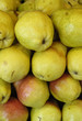 étal de poires au marché