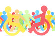 Handicap paper people