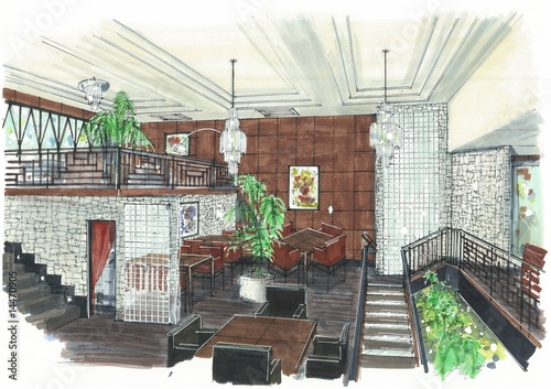 Illustration: 店舗 パース 店舗 パース