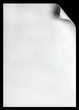 paper page with curl
