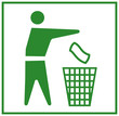 Do not litter green logo Do not litter green logo