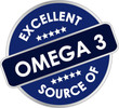 Vector: Excellent Source of Omega 3 Excellent Source of Omega 3