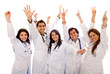 Very happy group of doctors